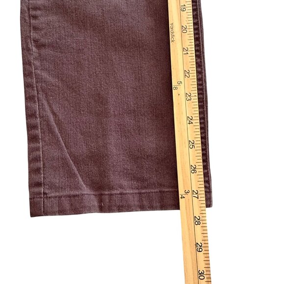 Jones‎ New York Womens Sutton Straight Brown Pants Size 14 (34x27.5) Slimming - Picture 8 of 12